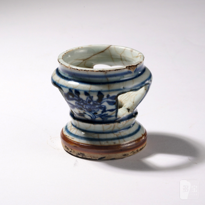 明空白期 青花器座 - 图15